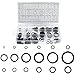 225 Pezzi Guarnizioni Rondella, O Ring in Gomma, Rondella in Gomma, Assortimento Guarnizioni Gomma Rondelle, per Rubinetteria Impianto Idraulico Idraulico Officina 3-22mm(18 Misure)