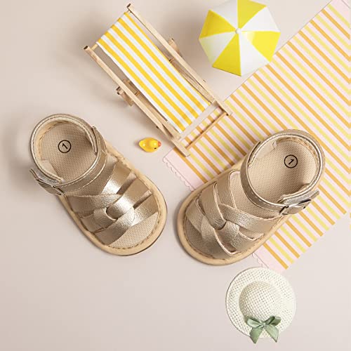 Babelvit Infant Baby Girl Boy Sandals Comfort Premium Summer Outdoor Casual Beach Shoes With Flower Bowknot Anti Slip Rubber Sole Newborn Toddler Prewalker First Walking Shoes #TOP3