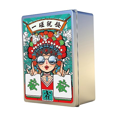 Juego de Mahjong Chino Tradicional con 144 Fichas miniatura 7