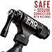 Pro Bike Tool CO2 Inflator Quick and Easy - Presta and Schrader Valve Compatible - Bicycle Tyre Pump for Road and Mountain Bikes - Insulated Sleeve - No CO2 Cartridges Included