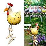 Dieses wundervolle Kunstwerk kann aufgrund seiner Schönheit und leuchtenden Farben im Garten platziert werden.