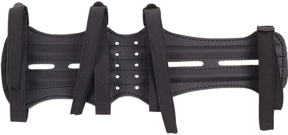 SOPOGER Archery Bow Arm Guards PU Leather Sleeve Arm Guard Protective Bow Forearm Guard Gear for Adult Youth Shooting Hunting Target with 4 Adjustable Straps : Sports & Outdoors