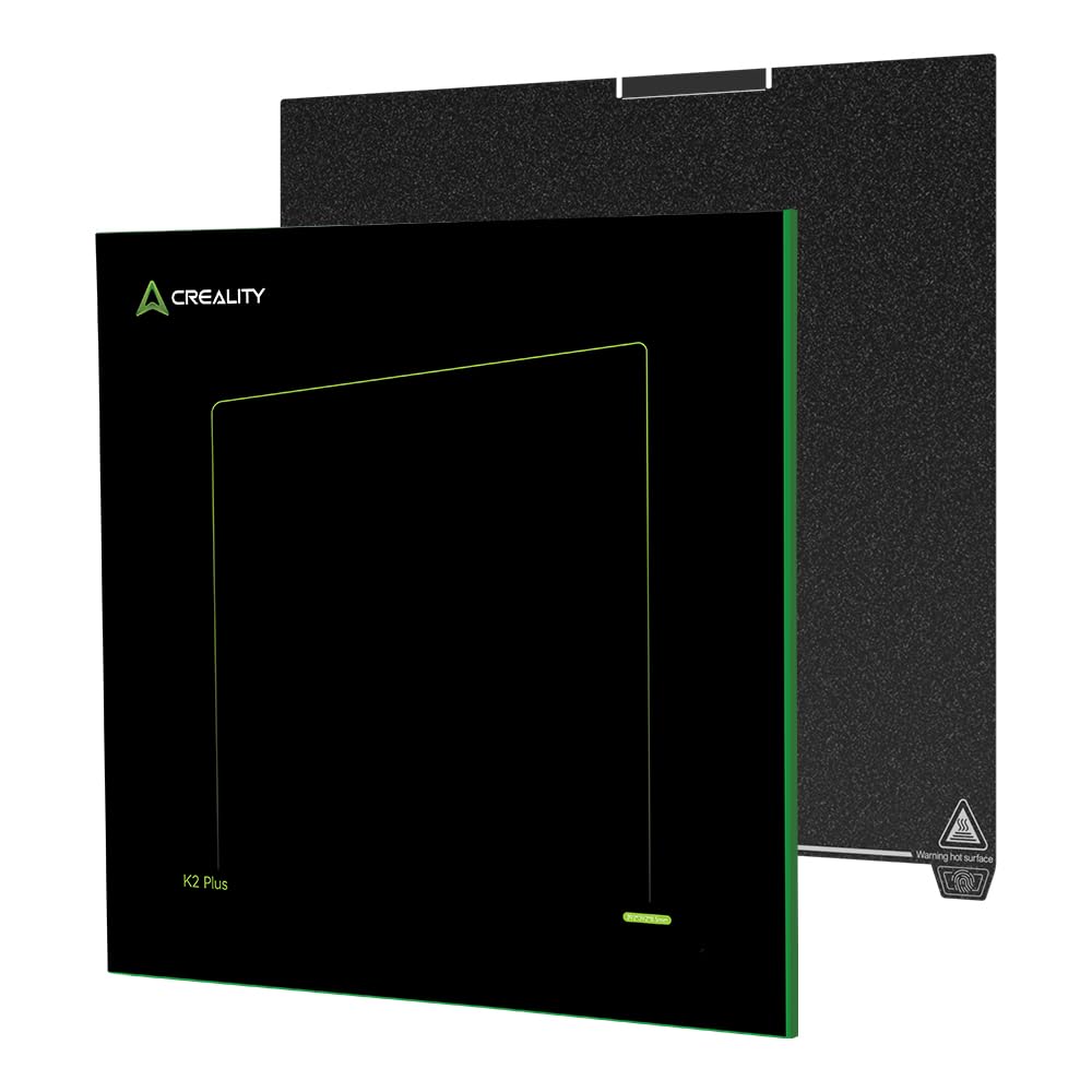 Creality K2 Plus PEI matowa płyta drukująca do drukarki 3D, wysoka odporność na temperaturę, odporność na zużycie i wysoka wytrzymałość, łatwa do odklejenia i dostosowania do K2 Plus