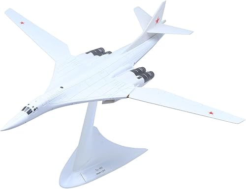 Udnorbay TU-160 Attack Fighter Modelo 1200 White Swan Strategic Bomber Modelos de aviones fundidos a presión