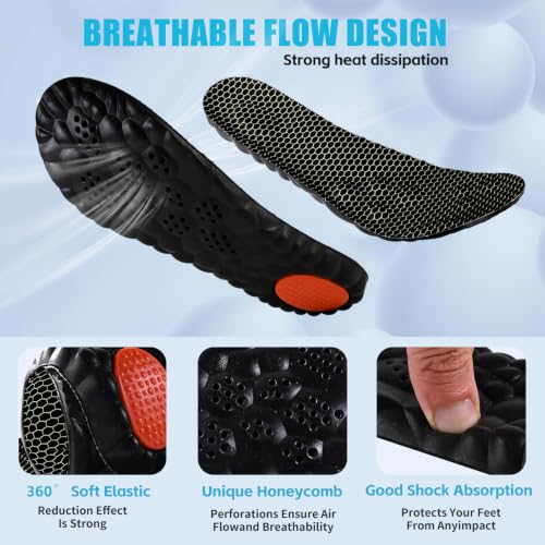 Image of 4D Cloud Steppers Insoles for Men and Women, Work Boot Cushioning Inserts