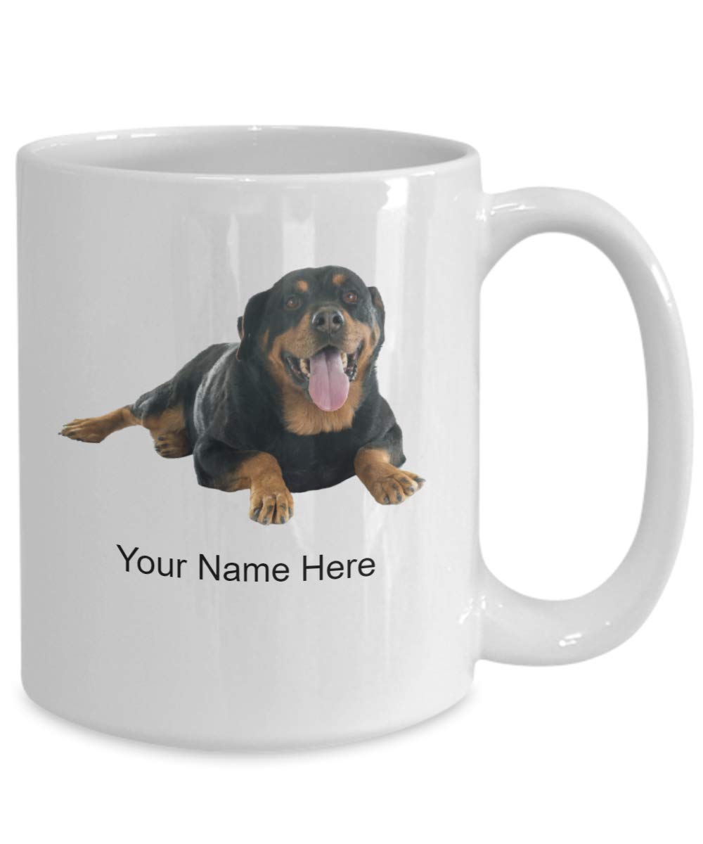 Amazon.com: Custom Rottweiler Mug  Personalized 15oz Coffee Cup for  Rottweiler Dog Lovers  Unique Dog Owner Gift Idea  Rottweiler Breed Ceramic  Mug : Hogar y Cocina