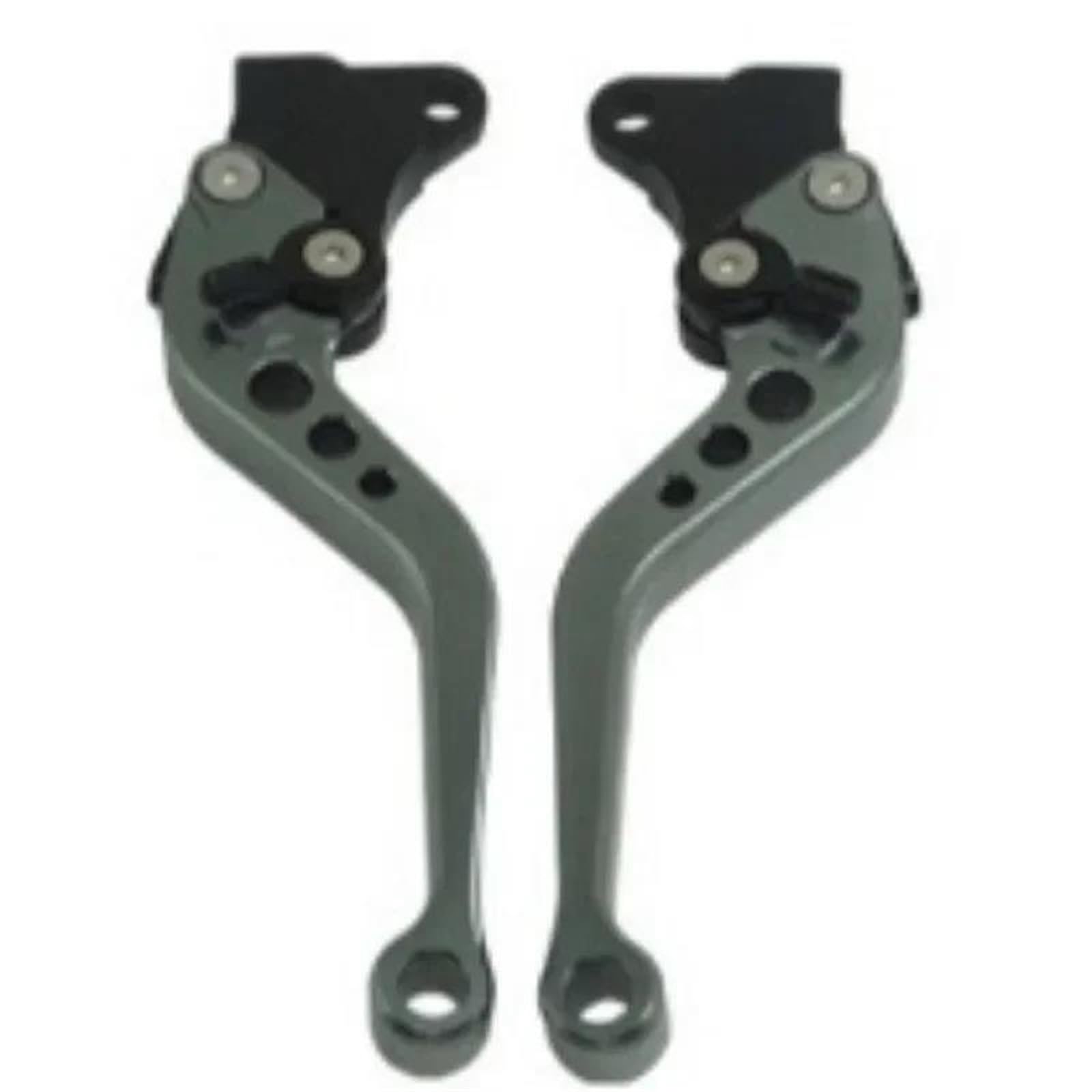 Etekgvyva Titanium Clutch Brake Lever Set For Cg125 Motorcycle Brake Handle Motorbike Modification Clutch Drum Brake Lever Handle Adjustable Handlebar Set(Titanium)
