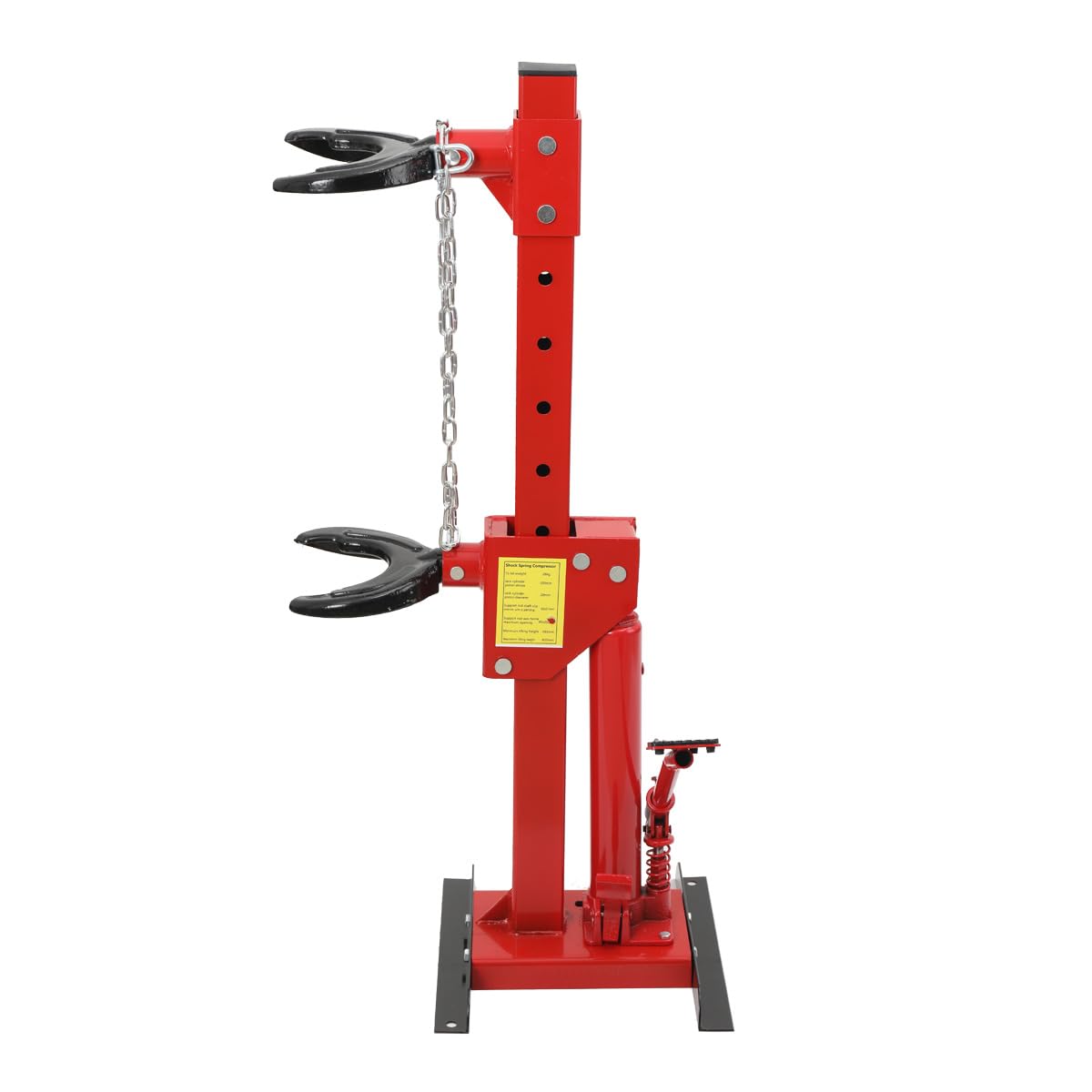 Compresor de muelles 3T para amortiguadores de coche, compresor hidráulico de amortiguadores, kit de prensa de amortiguador con muelle de suspensión, con 7 agujeros para pedal de altura