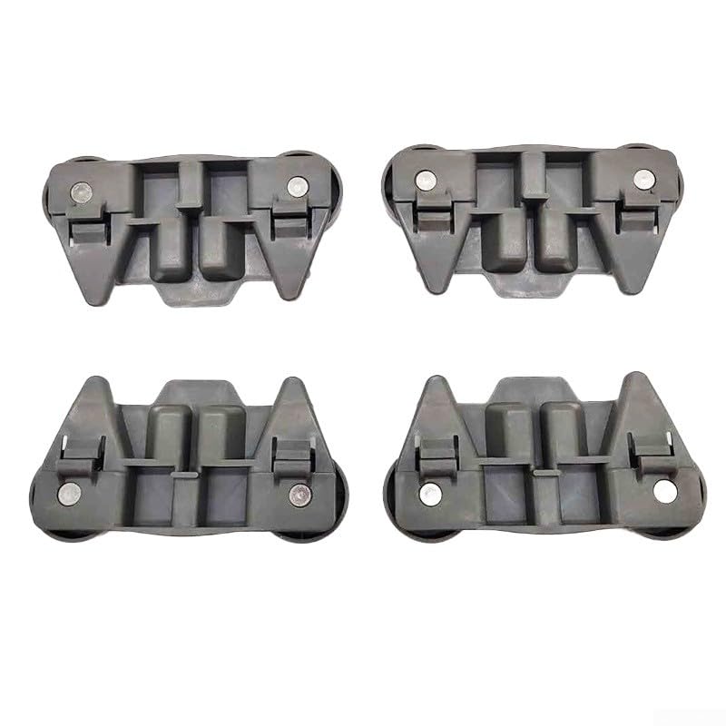 4 piezas W10195416V Ruedas de lavavajillas Piezas de repuesto esenciales para lavavajillas