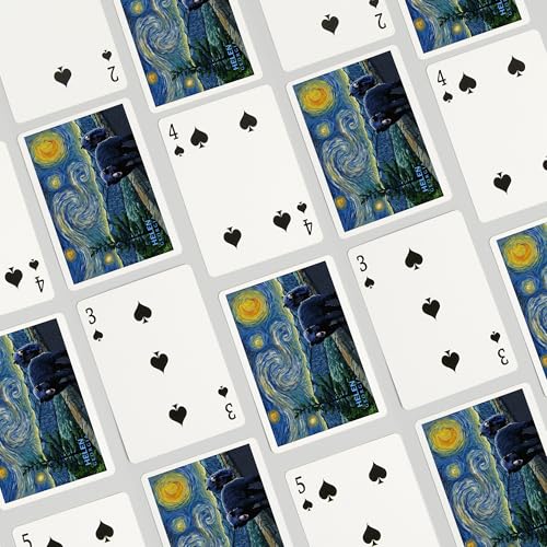 Lantern Press Helen Georgia Starry Night Naipes Poker miniatura 4