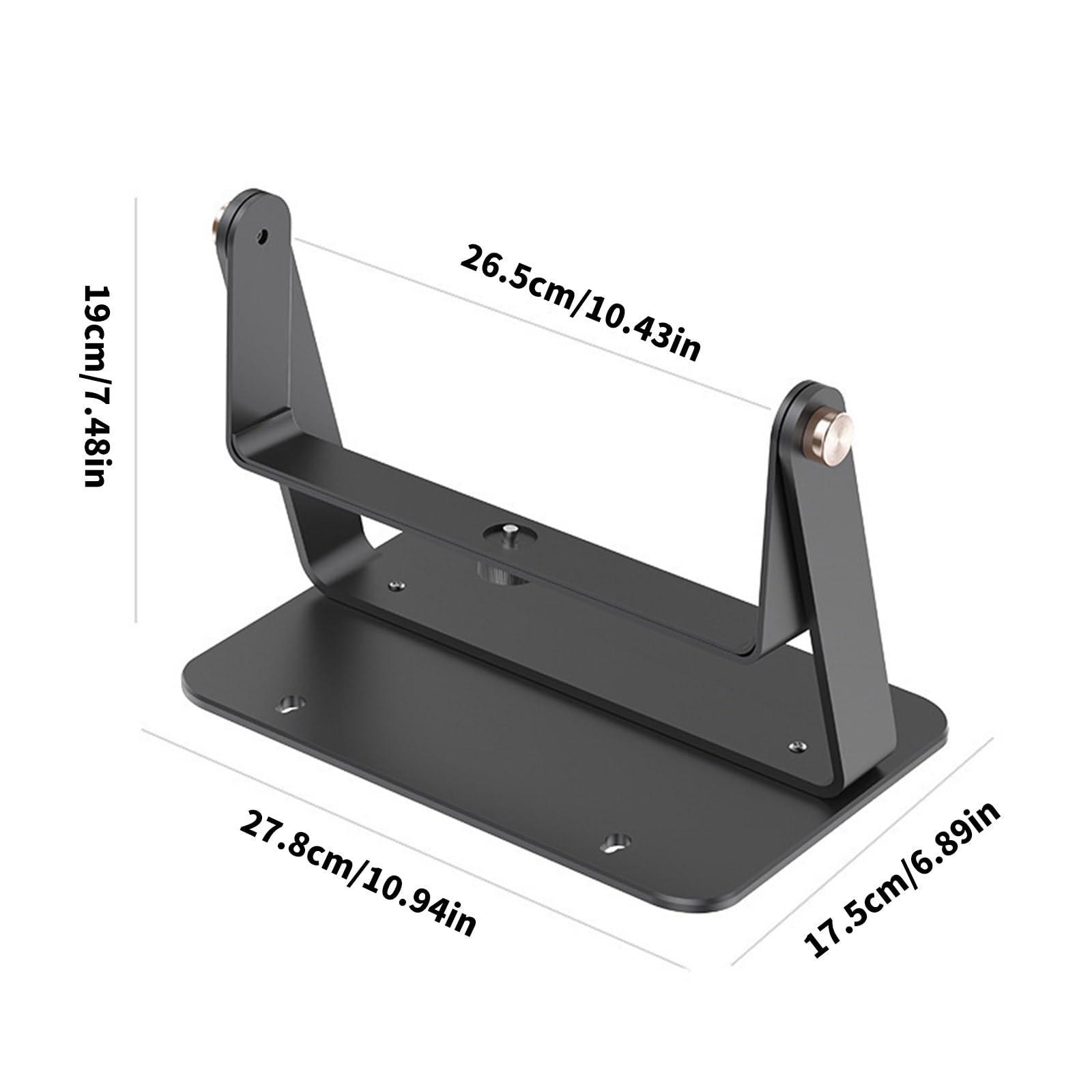 Soporte de pared para proyector de pared o techo con doble barra giratoria de 25 cm y 50 cm de capacidad para proyectores