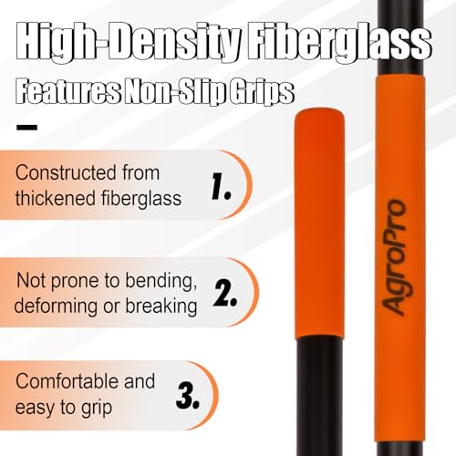 AgroPro Square Shovel for Digging, Heavy Duty Metal Shovel with Long Fiberglass Handle, 58-Inch Flat Garden Shovel for Transfer Soil, Sand, Gravel, Landscaping by AgroPro - Used condition - Image 4