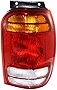 Evan-Fischer Tail Light Lens and Housing Compatible with 1998-2001 Ford Explorer Passenger Side