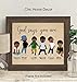 God Says You Are Wall Art - Religious Wall Decor for African American Boys - Christian Gifts - Scripture Decor - God Art - Black Boys Room Artwork - Motivational Inspirational Bible Verses