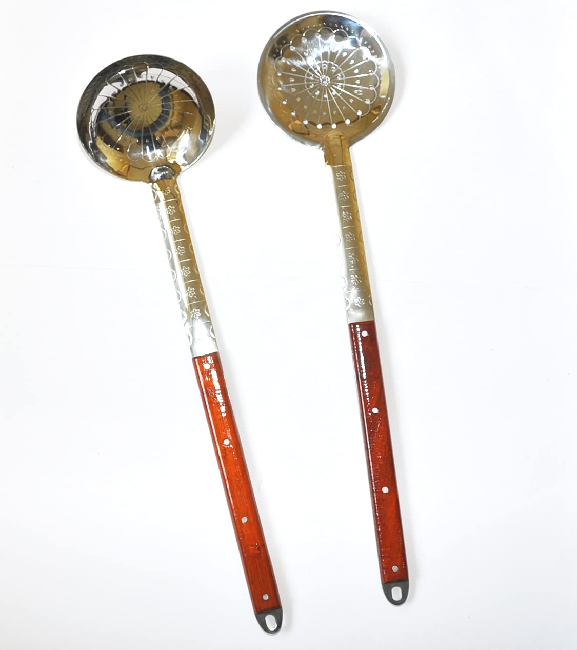 Set de espumadera y cucharón de 2х64 cm USB