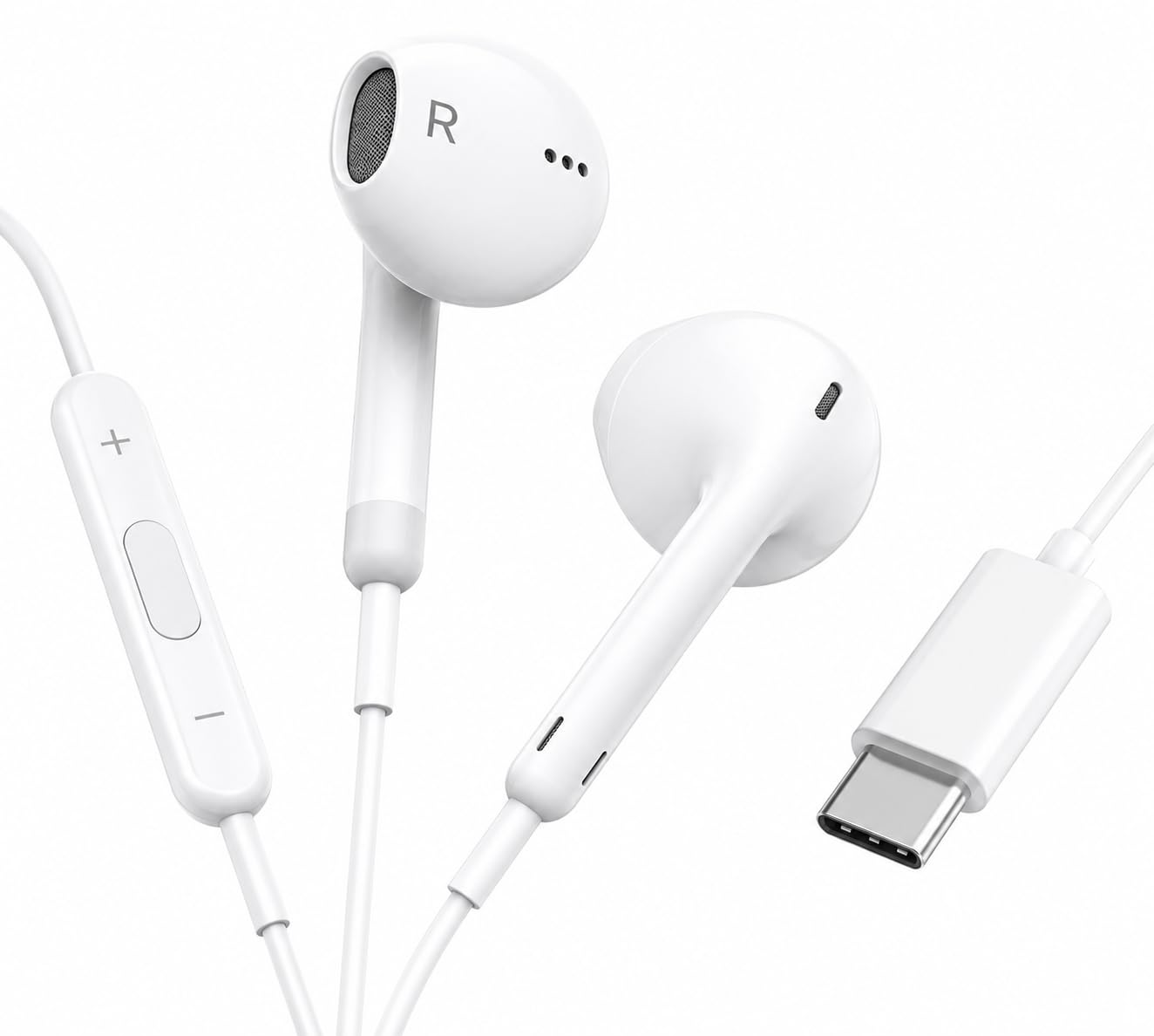 Type-C Earphones Can be Used for iPhones 16/16 Plus/16 Pro/16 Pro Max, 15/15 Plus/15 Pro Max, & Android, Wired Headphones with Mic, Stereo Sound & Deep Bass.0011-picture-23
