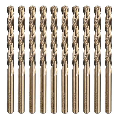 HARFINGTON 10pcs M35 Cobalt Twist Drill Bit 6.8mm
