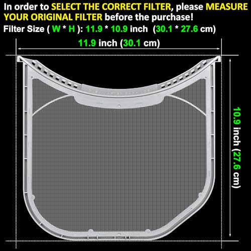 image for Jolaxy ADQ56656401 Lint Filter Replacement for LG & Kenmore Dryers, Ul