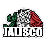 Jalisco Mexico MX Bandera Vinyl Sticker - Car Phone - 3"