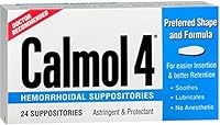 Algopix Similar Product 9 - Calmol 4 Hemorrhoidal Suppositories 24