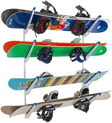 StoreYourBoard Snowboard Multi Wall Storage Rack, Home and Garage Mount