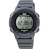 [シチズン Q&Q] 腕時計 デジタル 電波 ソーラー 防水 日付 ウレタンベルト D01A-002VK メンズ ネイビー