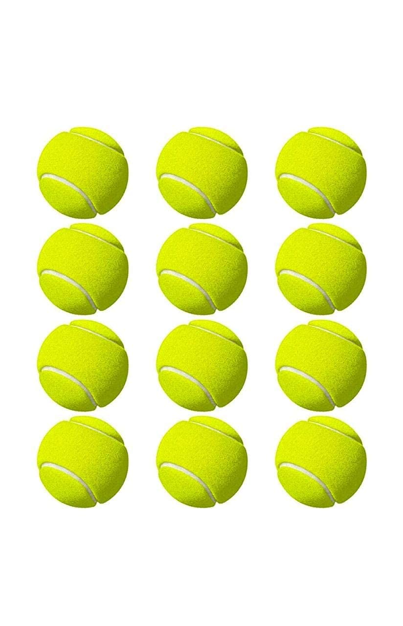 HINDON VP 12 Pcs Light Weight Multi Color Tennis Cricket Ball , Rubber Ball , Tennis Training Balls Pack of 12 Ball