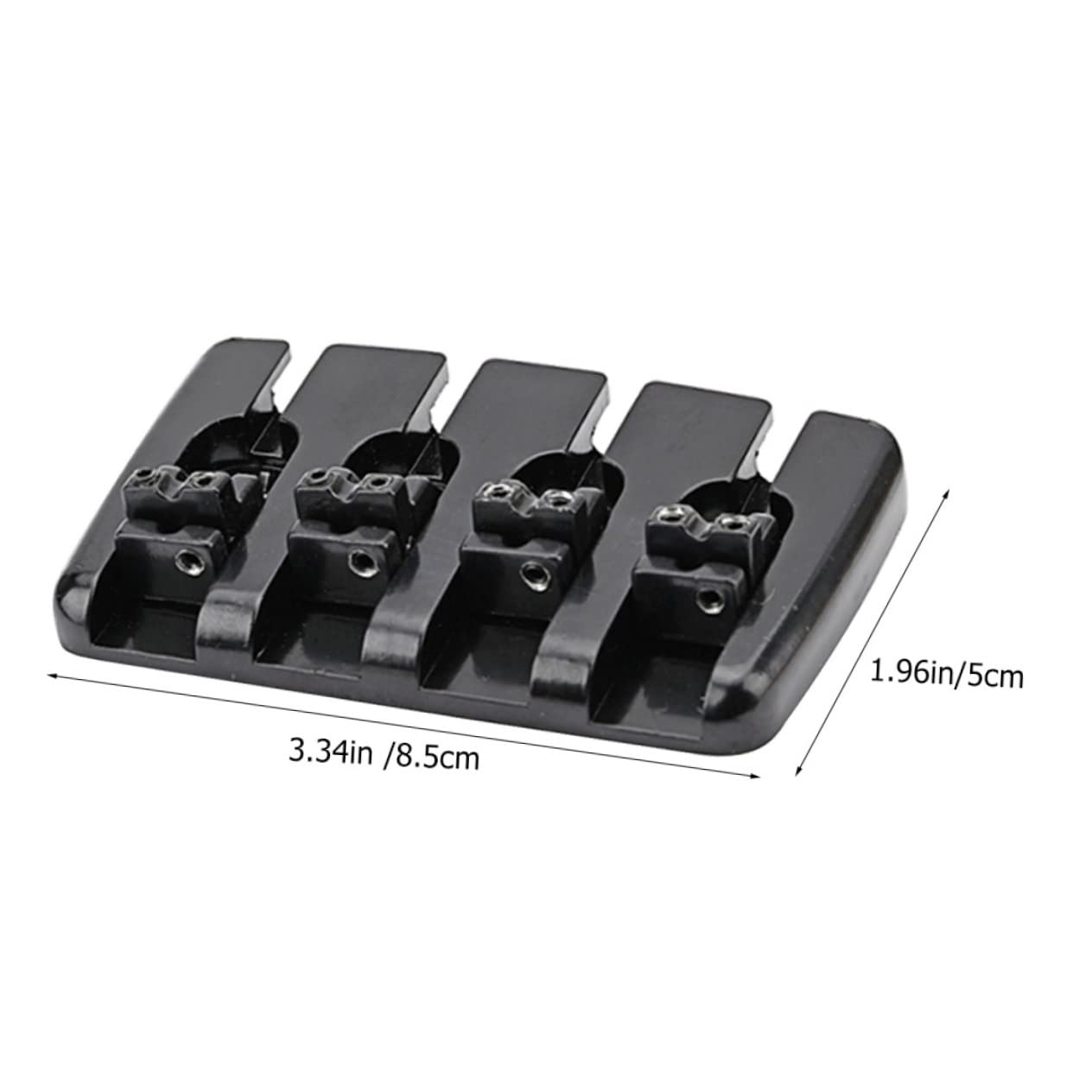 HEMOTON Bass Replacement Bridge Brass Bass Bridge Saddle for Easy Tone Adjustment on Bass Guitar