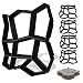 Produktbild wolketon 5X DIY Pflasterform Pflaster Pflastermacher Pflasterschablone Schwarz Kunststoff Pflastersteine Fachgerechter Außenbereich Leicht in der Handhabung 43x43x4cm