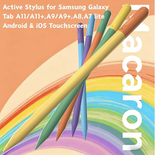 Stylus Pen for Samsung Galaxy Tab A11 / A11+, A9 / A9+, A8, A7 Lite, Active Capacitive Pencil for Samsung Android Tablet Touchscreens, High Precision Digital Pen with 4 Tips (Blue) by yelzoolny - Image 3