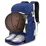 KINGSLONG Sac à dos multifonctionnel basketball, football, softball de grande capacité a...