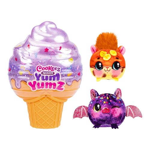 Cookeez Makery Yum Yumz (2er-Pack): Eiskalt versteckt spielerisch entdeckt! Gib die Zutaten hinein und zaubere 2 süße duftende Plüschtiere aus dem Eis. Inklusive Stickern. Sammle über 30 Charaktere!
