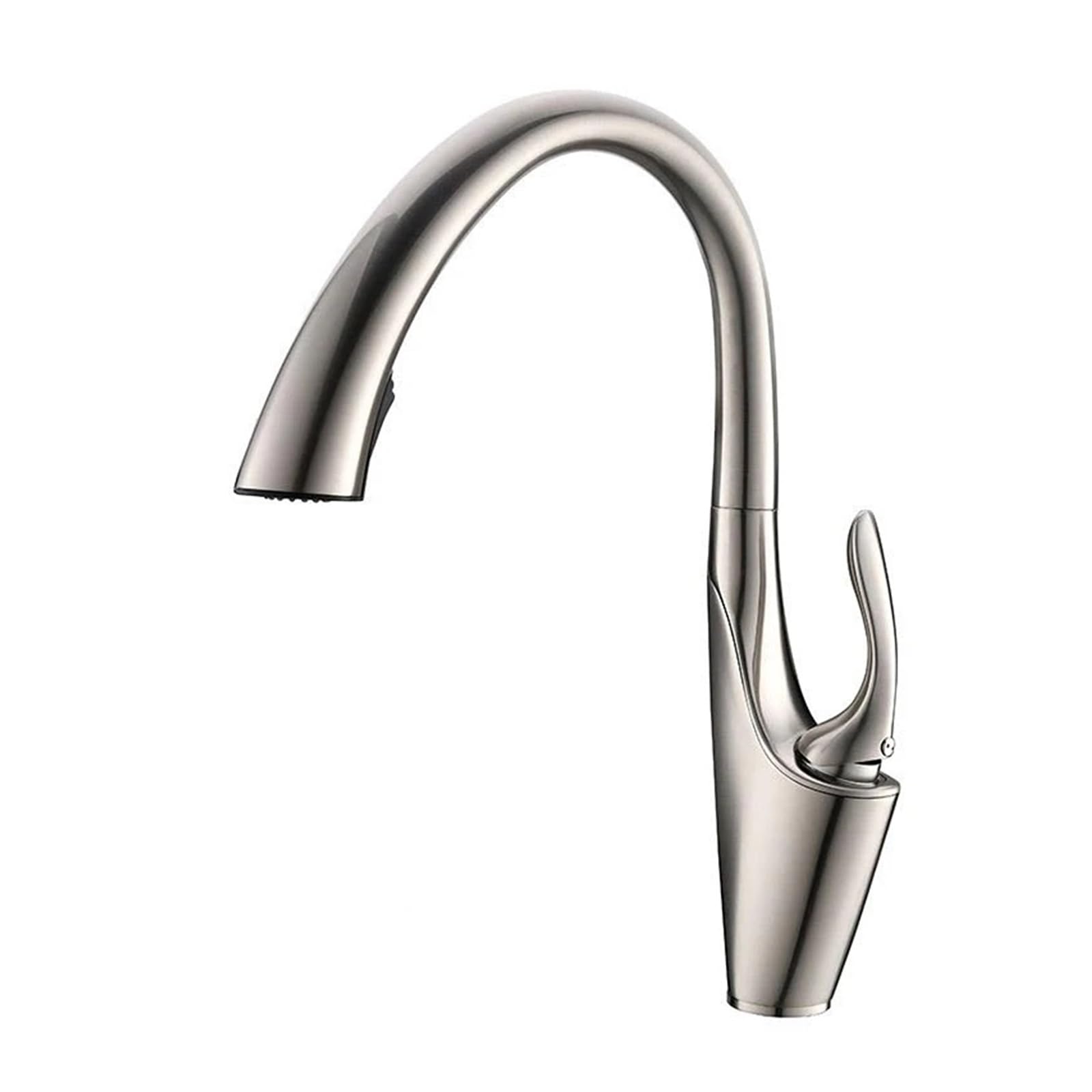 Yjyjy Brushed Nickel Kitchen Faucets With Hot And Cold Control - Finish