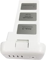 WYGUO PHA-3 Phantom 3 Intelligens Csere Akkumulátor - DJI Phantom 3 Standard/Pro/Advanced/4K/SE Drónokhoz - 15.2V 68.4Wh 5