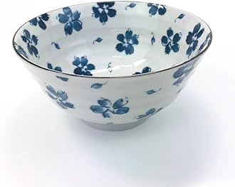 Japanese Chawan 5.0 inches Rice Bowls 5 patterns with Gift Box set, ceramic mino yaki