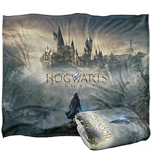 Harry Potter Hogwarts Legacy Silky Touch Kuscheldecke, Optimalweich, 152 x 127 cm