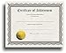 Certificate of Achievement Certificate Paper with Embossed Gold Foil Seals - 30 Pack - Parchment Award Certificates for Students, Teachers, Employees - 8.5" x 11" Inkjet/Laser Printable