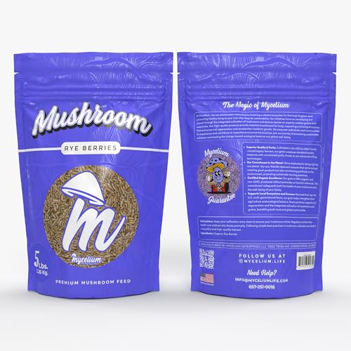 Granulado de Centeno para Cultivo de Hongos 5 lb miniatura 3