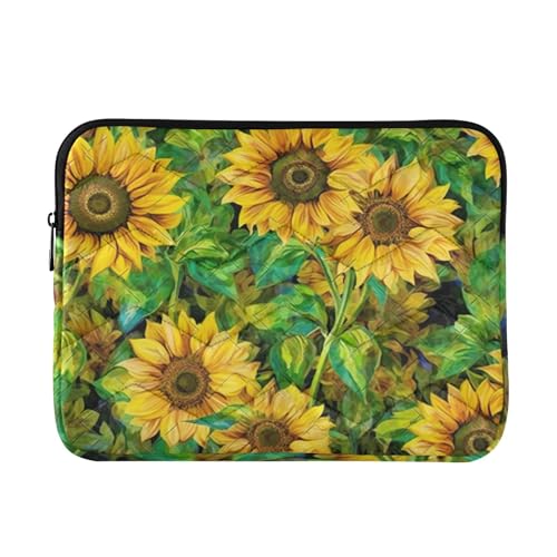 Funda para portátil 13-14 pulgadas con patrón girasol