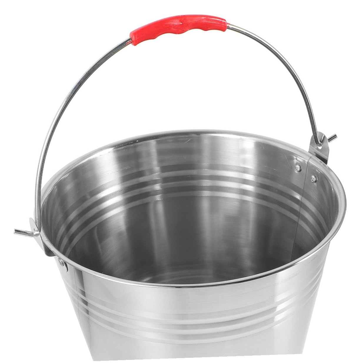 Pferdefuttereimer 10l Edelstahl mit Griff Robuster Mehrzweckeimer für Fohlenfütterung und Tränke Pflegeleichter Wassereimer für Stall und Bauernhof