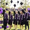 RoundFunny Purple Black 99 Pcs Graduation Leis 2026 Candy Ribbon Leis Kit Class of 2026 Congrats Candy Necklace DIY Craft Accessories Graduation Gift for Party Supplies High School College #5