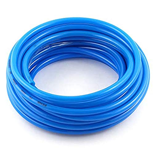 Image of Pneumatic 12mm OD x 8mm ID 15 Meter PU Pipe Flexible Air Tubing Hose Blue