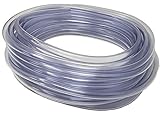 Rollerflex Food Grade Crystal Clear Vinyl Tubing, 5/16-Inch ID x 7/16-Inch OD, 50-FT