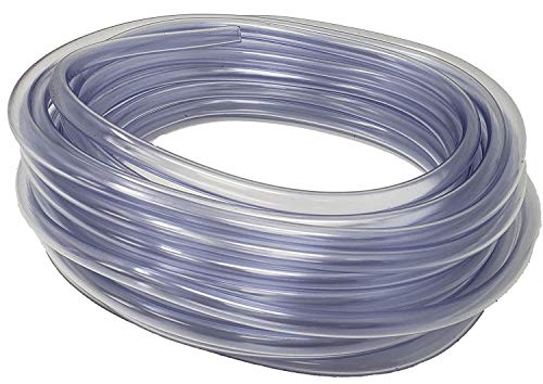 Rollerflex Food Grade Crystal Clear Vinyl Tubing, 5/16-Inch ID x 7/16-Inch OD, 50-FT
