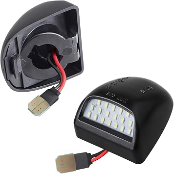 License Plate Light White Compatible with Chevy GMC Pickup Truck 1999 to 2013 Silverado, Sierra Suburban Tahoe Yukon