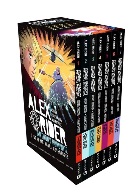 Alex Rider The Graphic Novel Collection 7 Books Box Set by Anthony