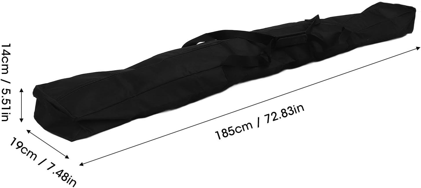 Zerodis Travel Snowboard Bag,Multi Pocket Design Adjustable Strap Portable Single Snowboard Bag Ski Equipment Storage Bag for Boots Clothes Helmet Gear