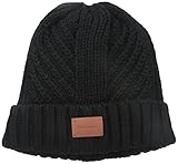 Bickley & Mitchell Women's Cable Knit Beanie with Faux Sherpa Lining