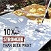 Liquid Rubber Textured Polyurethane Deck Coating - Solar Protection Deck Sealant, Non-Toxic Multi-Surface Waterproofing Membrane, Easy to Apply,Textured Neutral Beige, 5 Gallon