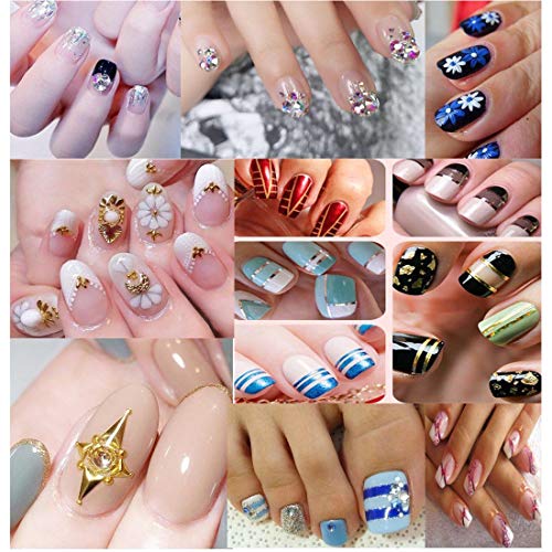 image for AddFavor DIY Glitter Nail Rhinestones Decorations Dotting Tool Water T